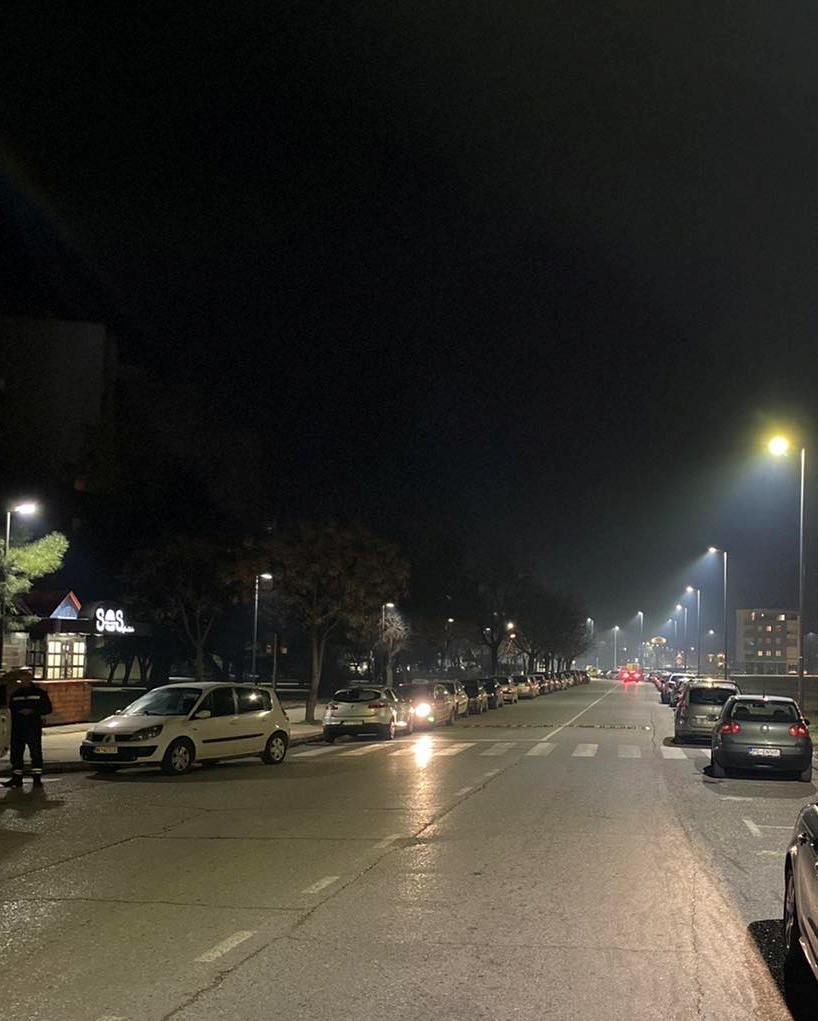 Nova LED rasvjeta u ulicama Velimira Terzića i Blaža Jovanovića u Bloku V