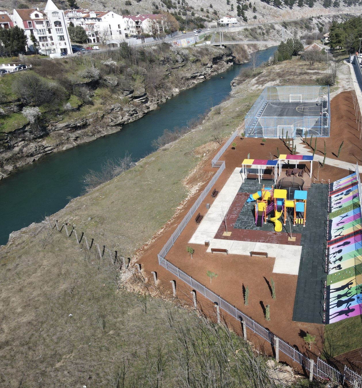 Podgorica dobila još jedan park; U naselju Zagorič završena izgradnja savremenog parka