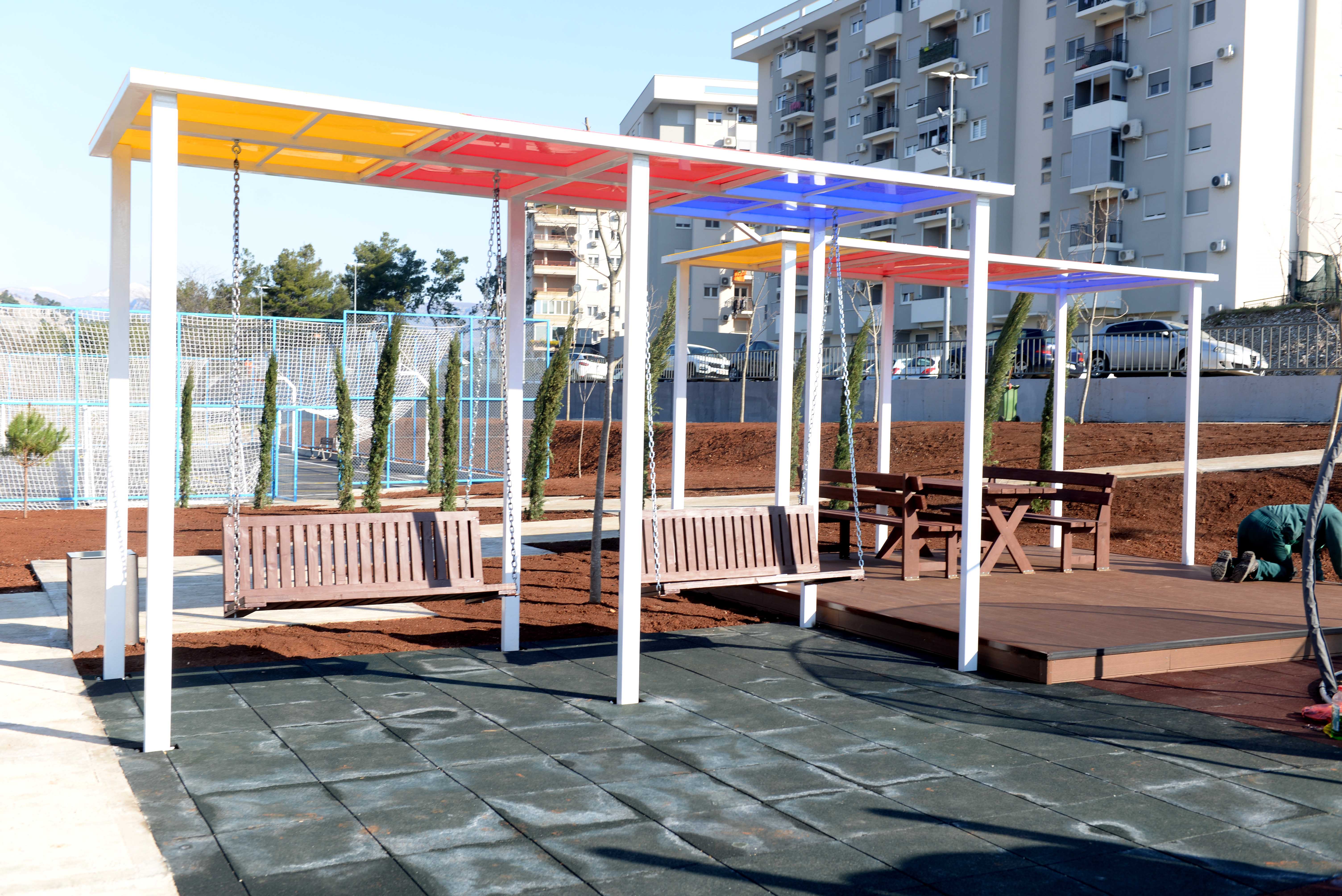 Podgorica dobila još jedan park; U naselju Zagorič završena izgradnja savremenog parka