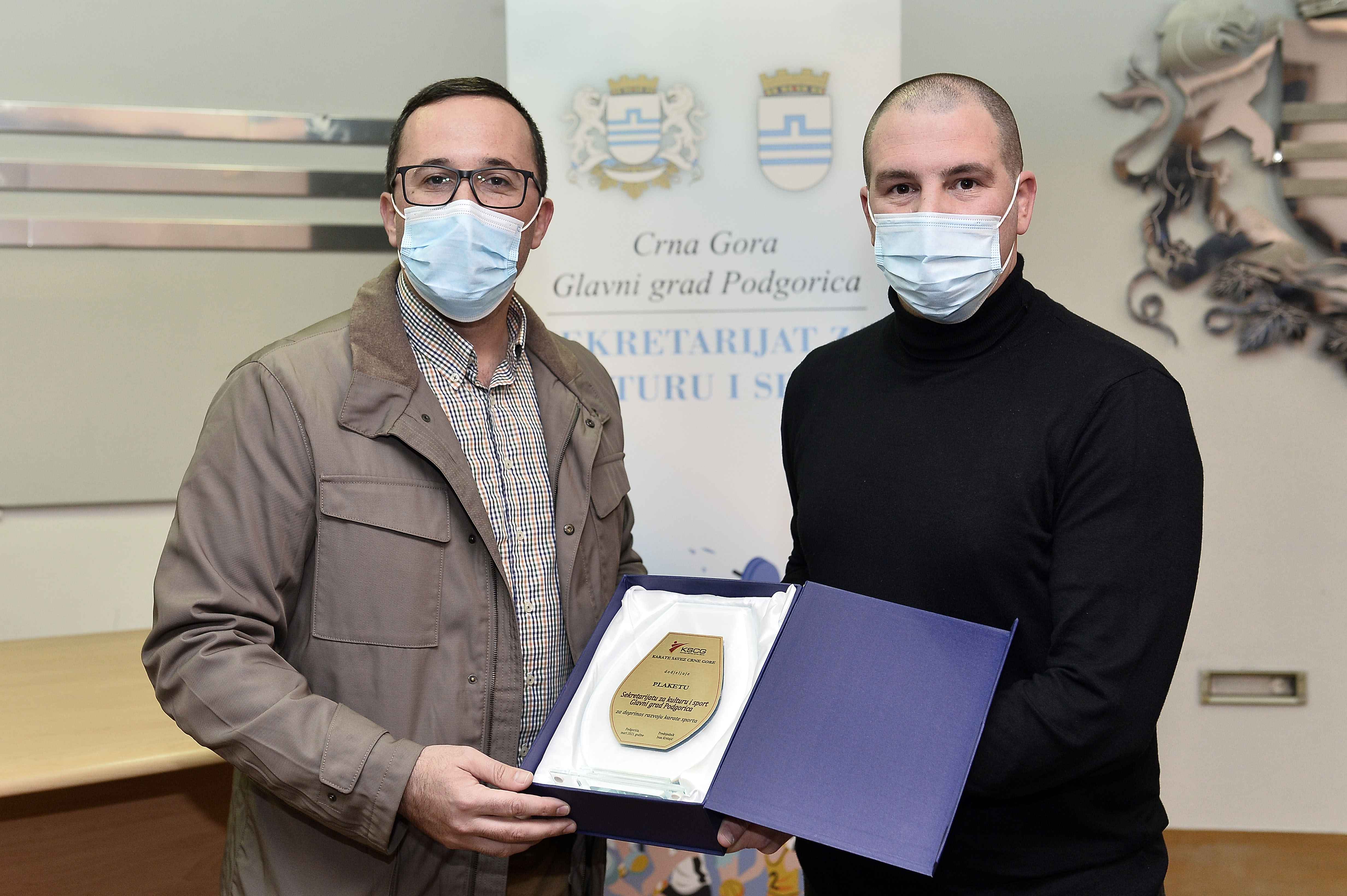 Sekretarijat za kulturu i sport Glavnog grada donirao opremu karate klubovima iz Podgorice