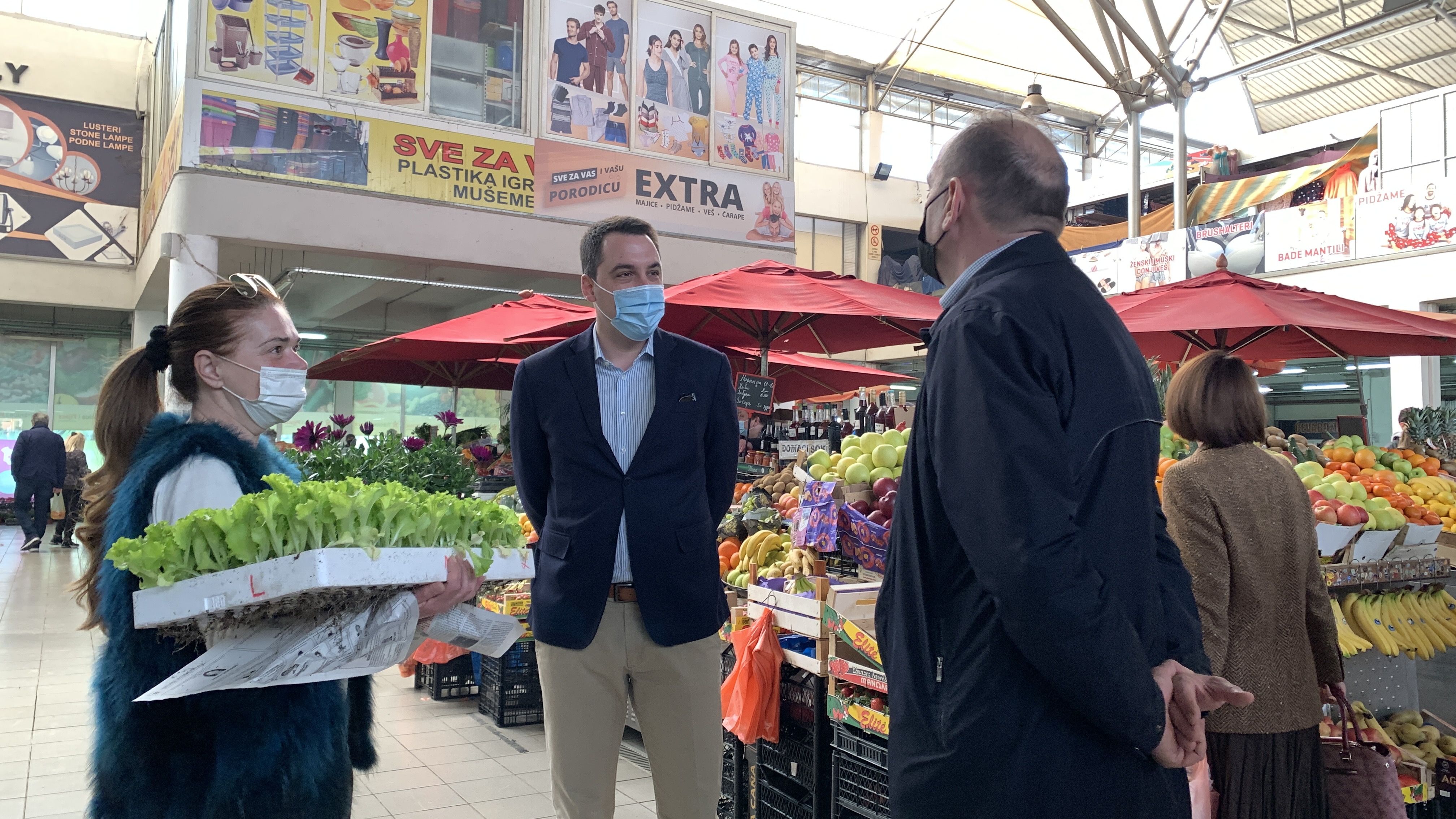 Vuković obišao "Tržnice i pijace" Podgorice: Glavni grad nastavlja da ulaže u infrastrukturu i unapređuje pijačne usluge