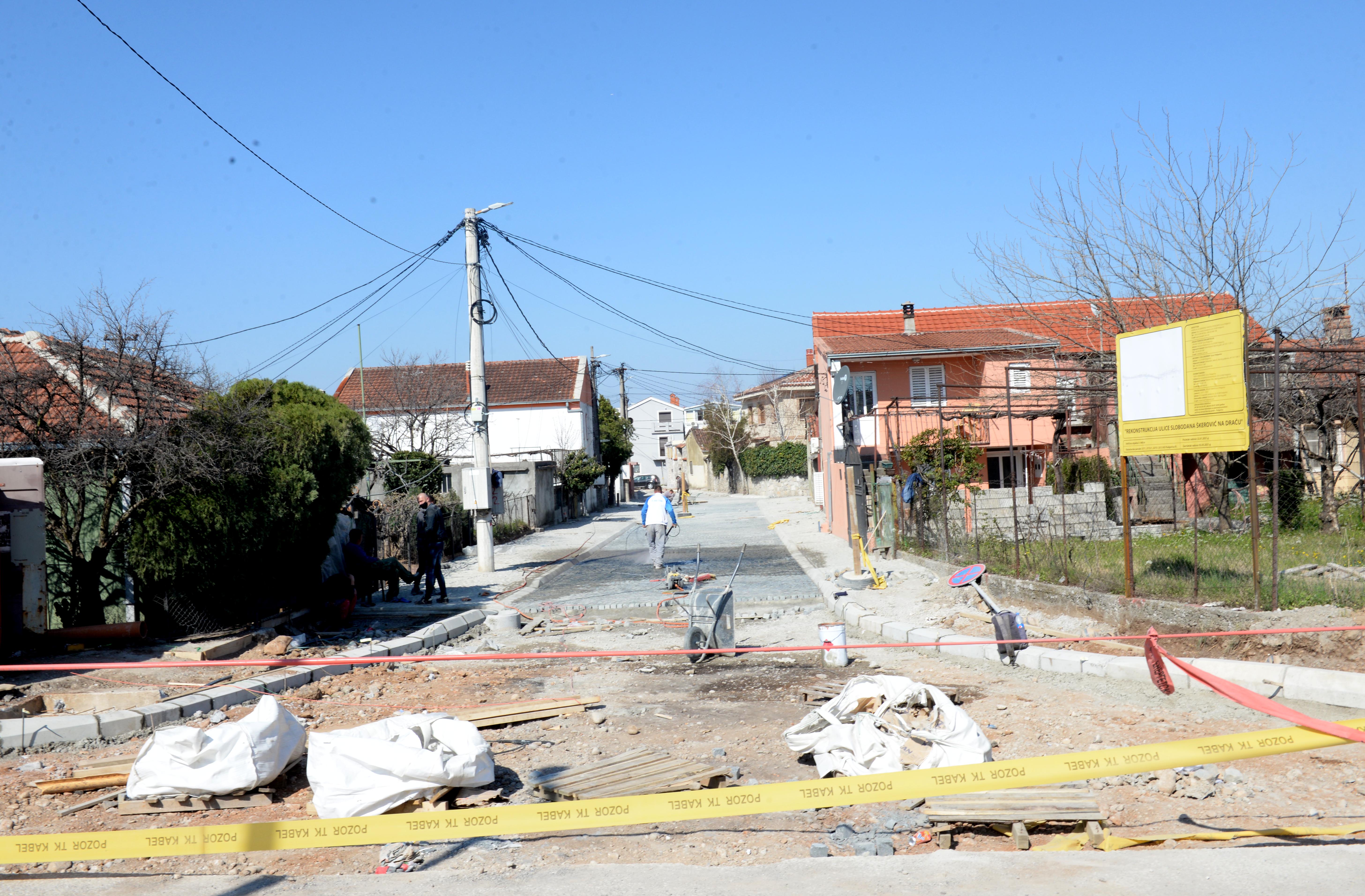 Ulica Slobodna Škerovića na Draču uskoro dobija potpuno novi izgled
