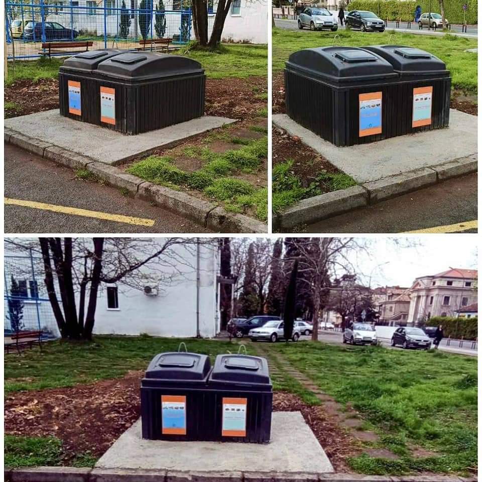 Nastavlja se ugradnja polupodzemnih kontejnera u Podgorici