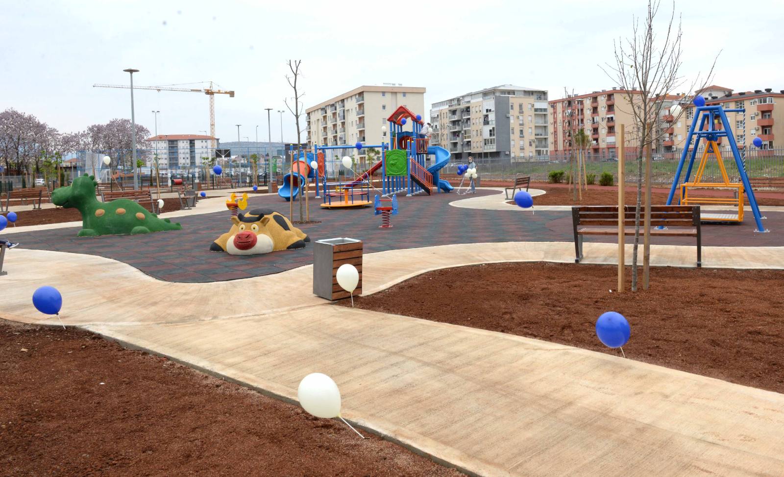 Podgorica dobila još jedan park; Na Zabjelu savremeno opremljen multifunkcionalni prostor na 5.000 m2