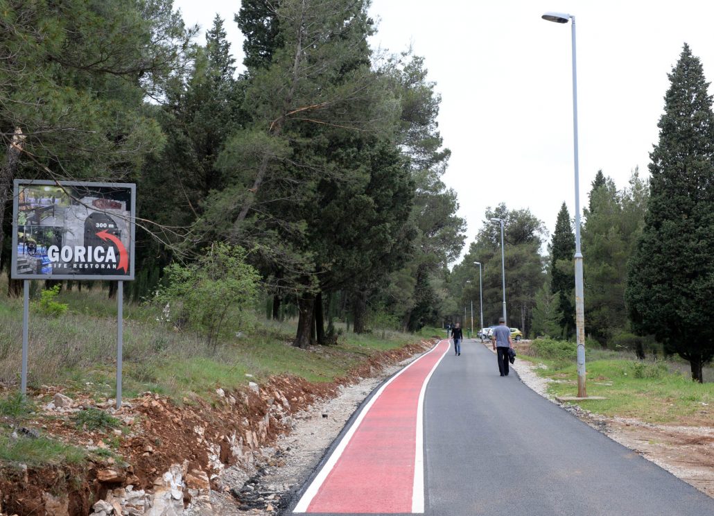 Nova biciklistička saza i parking prostor na Gorici