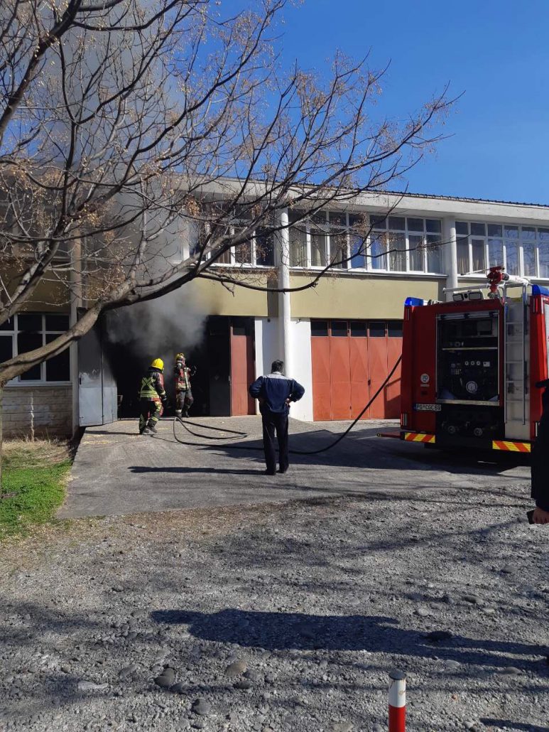 Služba zaštite ugasila požar u prostorijama srednje škole &#8220;Ivan Uskoković&#8221;