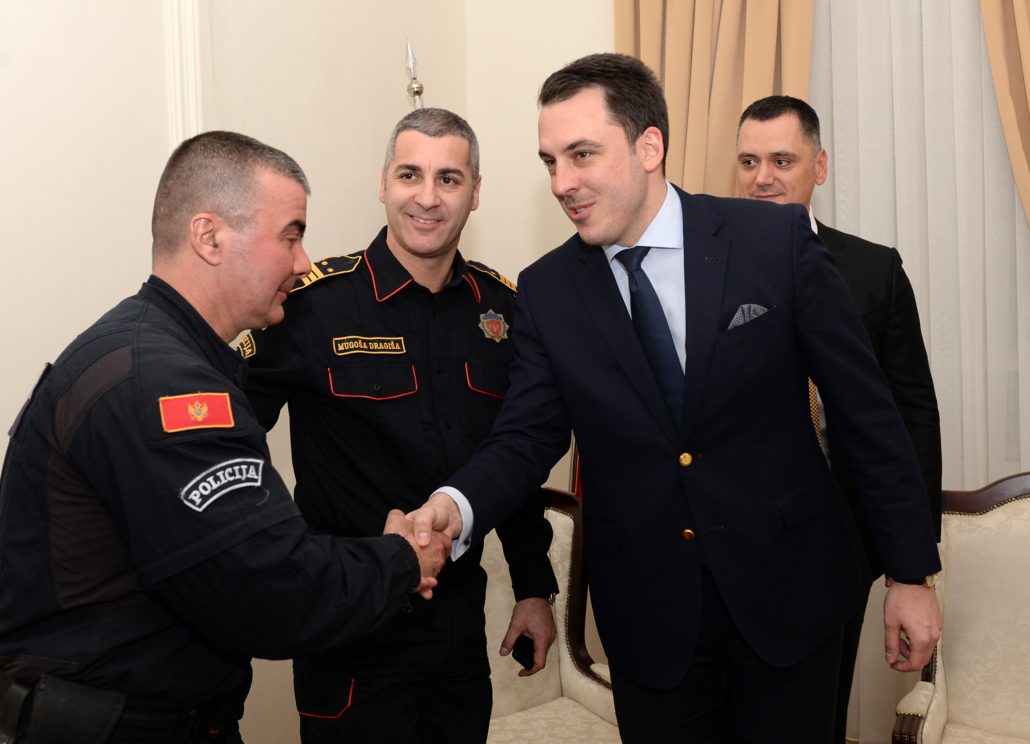Gradonačelnik Vuković uručio nagrade najboljim policajcima CB Podgorica