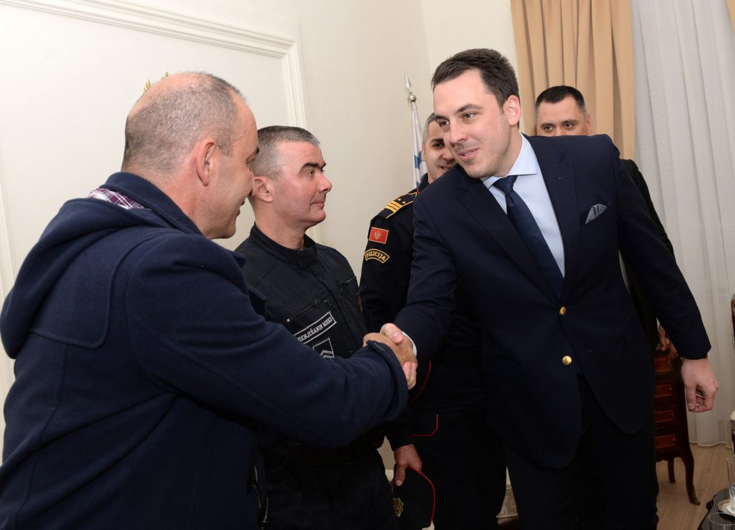 Gradonačelnik Vuković uručio nagrade najboljim policajcima CB Podgorica