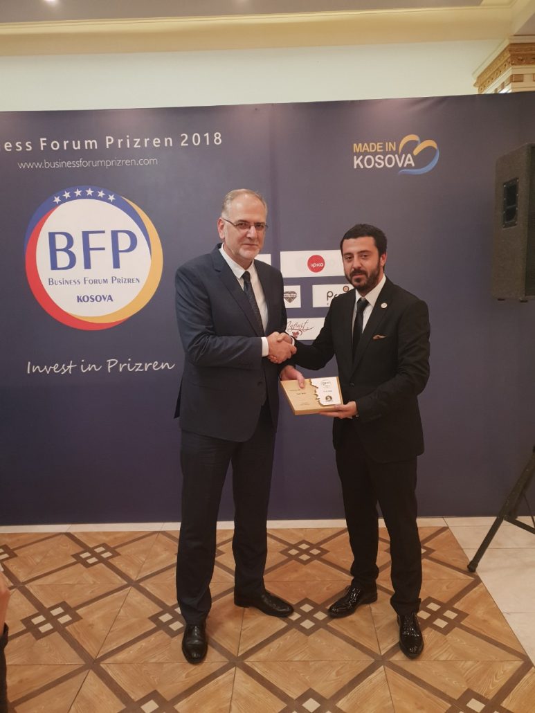 Glavni grad dobio zahvalnicu za podršku Biznis foruma u Prizrenu