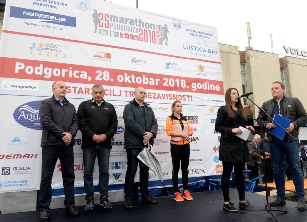 Počeo 25. Podgorički maraton, učestvuje preko 1100 takmičara iz 41 zemlje