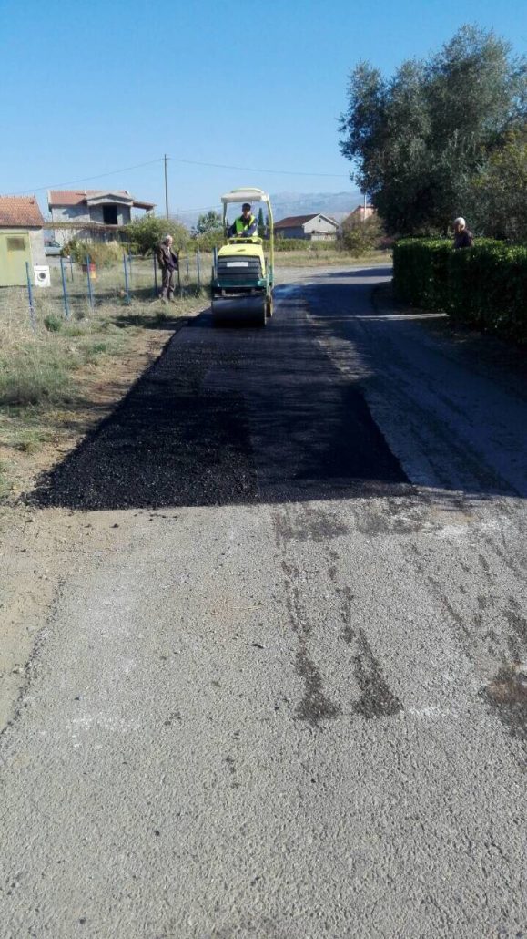Sanacija oštećenog asfalta na teritoriji Opštine u sastavu Glavnog grada Golubovci