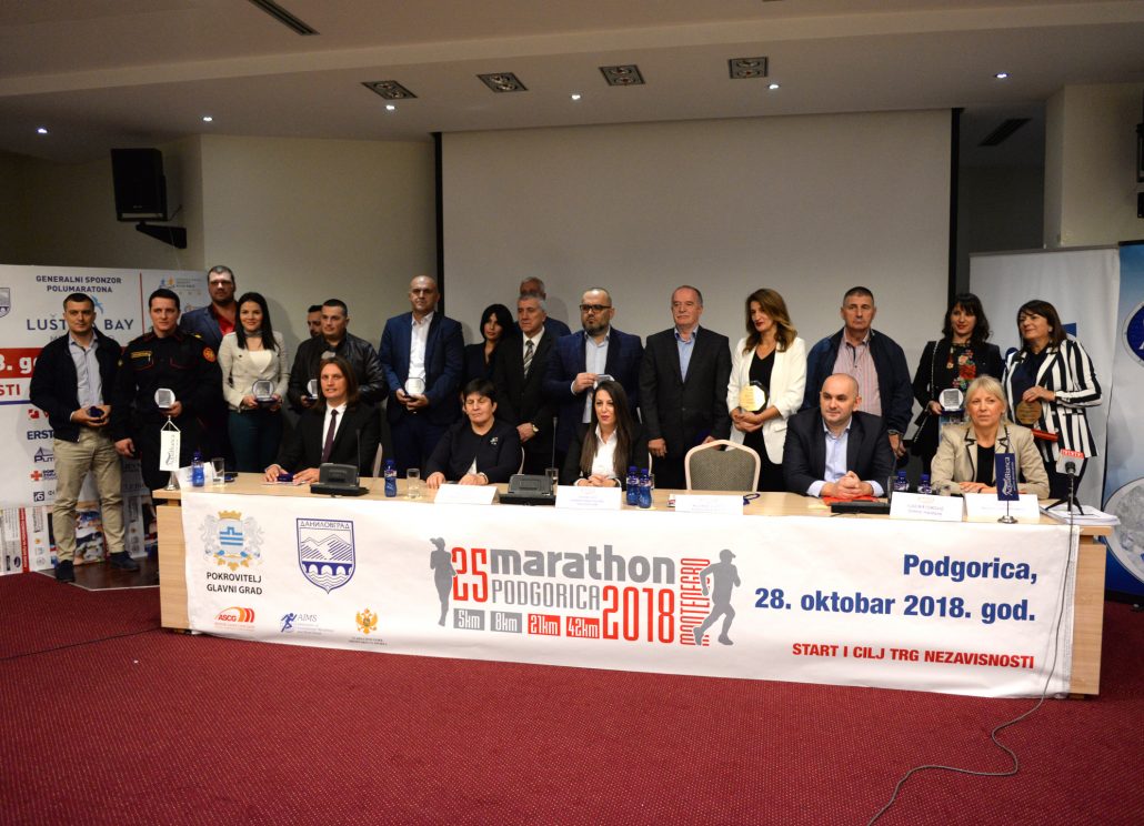 Održana završna promocija „25. Podgoričkog maratona – 2018&#8243;, prijavljeno preko 900 takmičara iz 41 zemlje