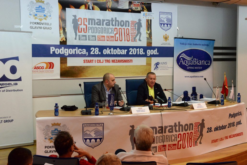 25. Podgorički maraton:Prijavljeno 675 takmičara iz 40 država