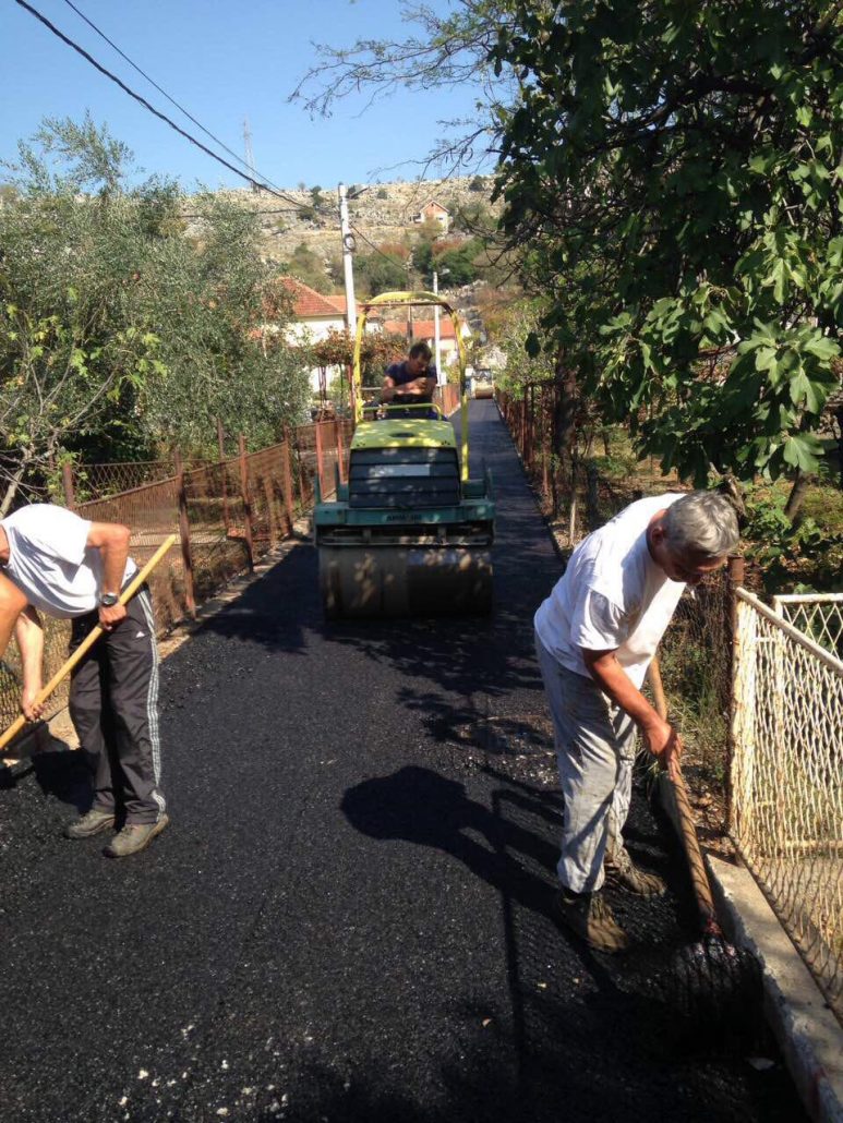 Završni radovi u Dalmatinskoj ulici nakon ugradnje fekalne kanalizacione mreže