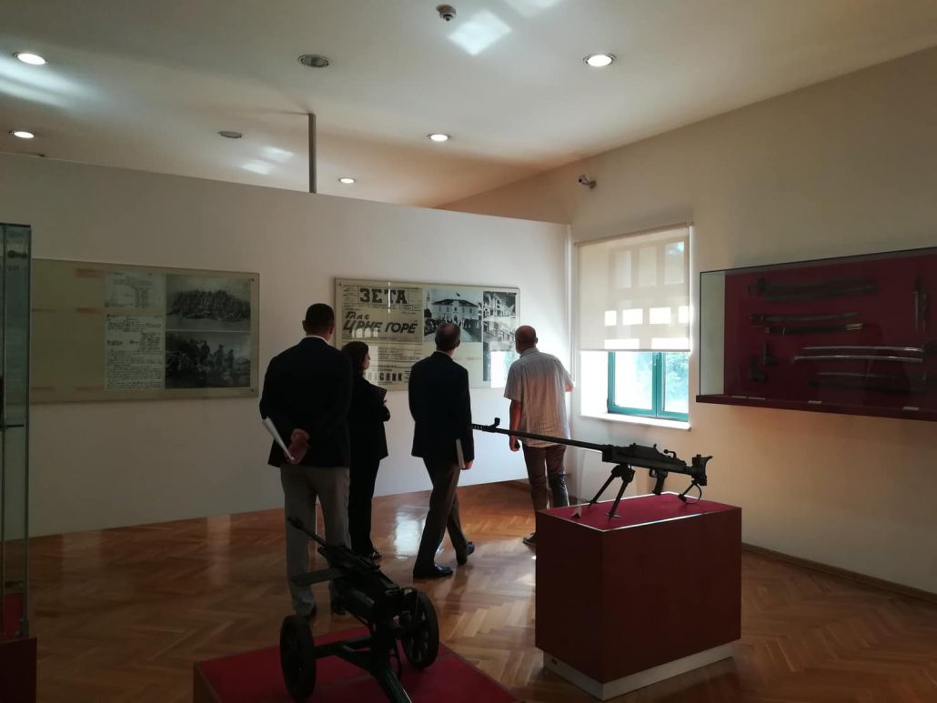 Ambasaor Italije u posjeti JU Muzeji i galerije Podgorice