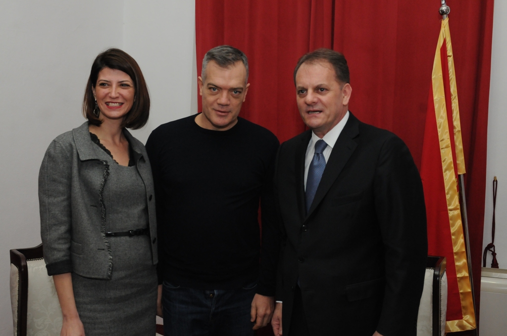 Veliki internacionalni umjetnik Mihael Milunović susreo se sa gradonačelnikom Podgorice