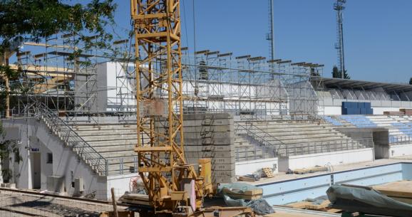 Počelo postavljanje krovne konstrukcije na bazenu SC Morača, ukupna investicija blizu dva miliona eura
