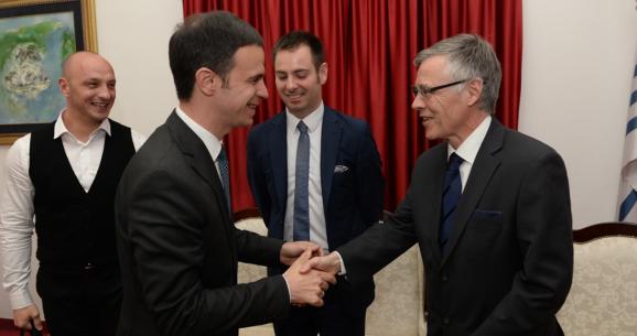 Gradonačelnik Podgorice i ambasador Kraljevine Belgije ugostili učesnike takmičenja “Crna Gora u ritmu Evrope”
