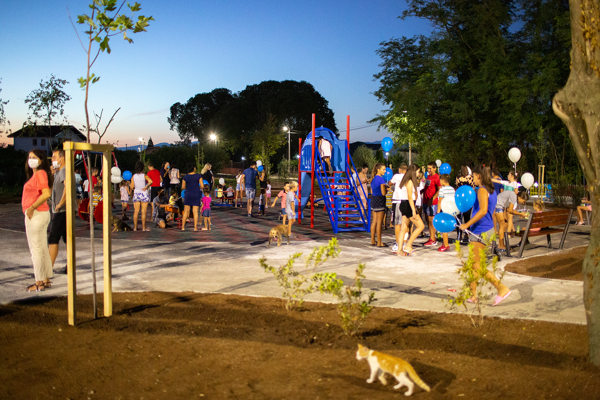 A New children's playground opened in Golubovci