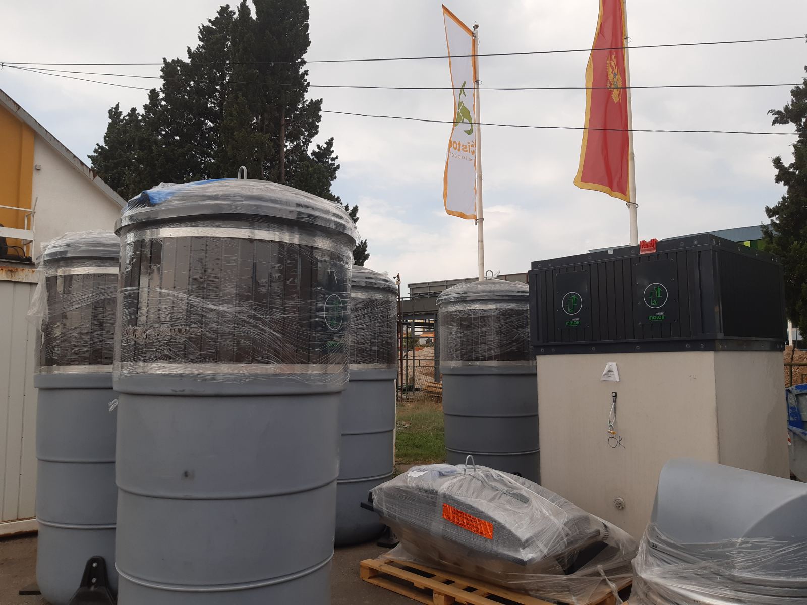 Most parts of Podgorica received  new waste sorting containers