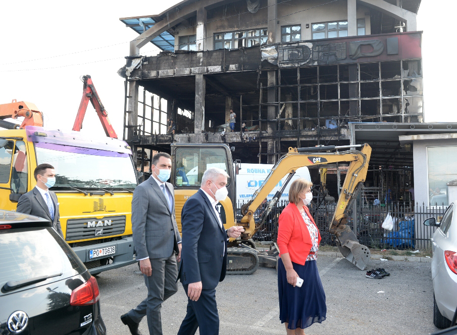 The Government, The Capital and the Chamber of Commerce will assist companies which buildings burned in a fire in Karabuško polje