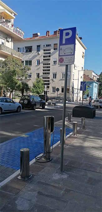 EV charging point in Vuka Karadžića Street is in function from today onwards