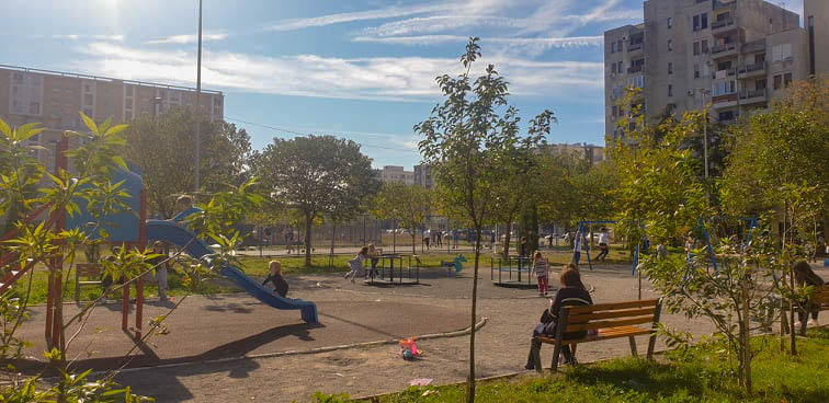 Košarkaški teren MZ „Blok VI“