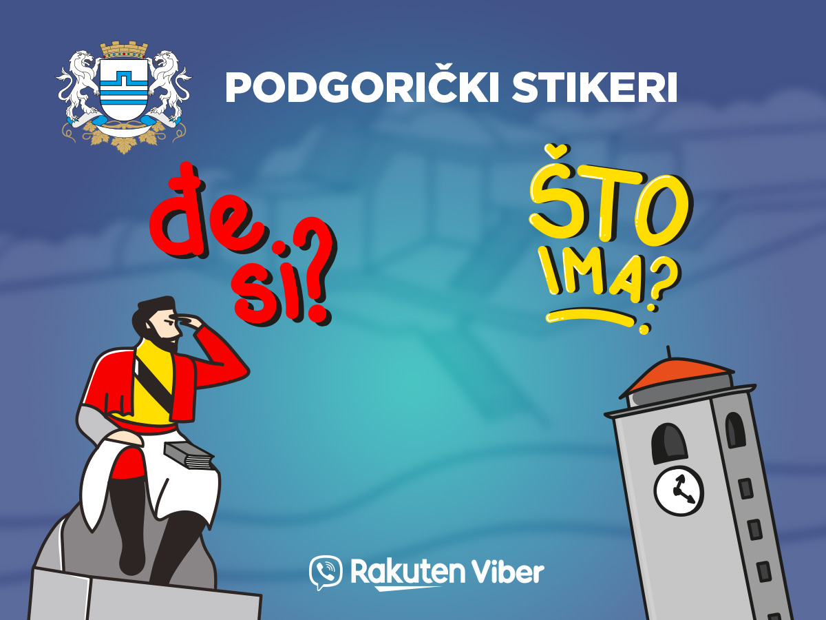 Podgorica stickers were downloaded by more than 20,000 viber users