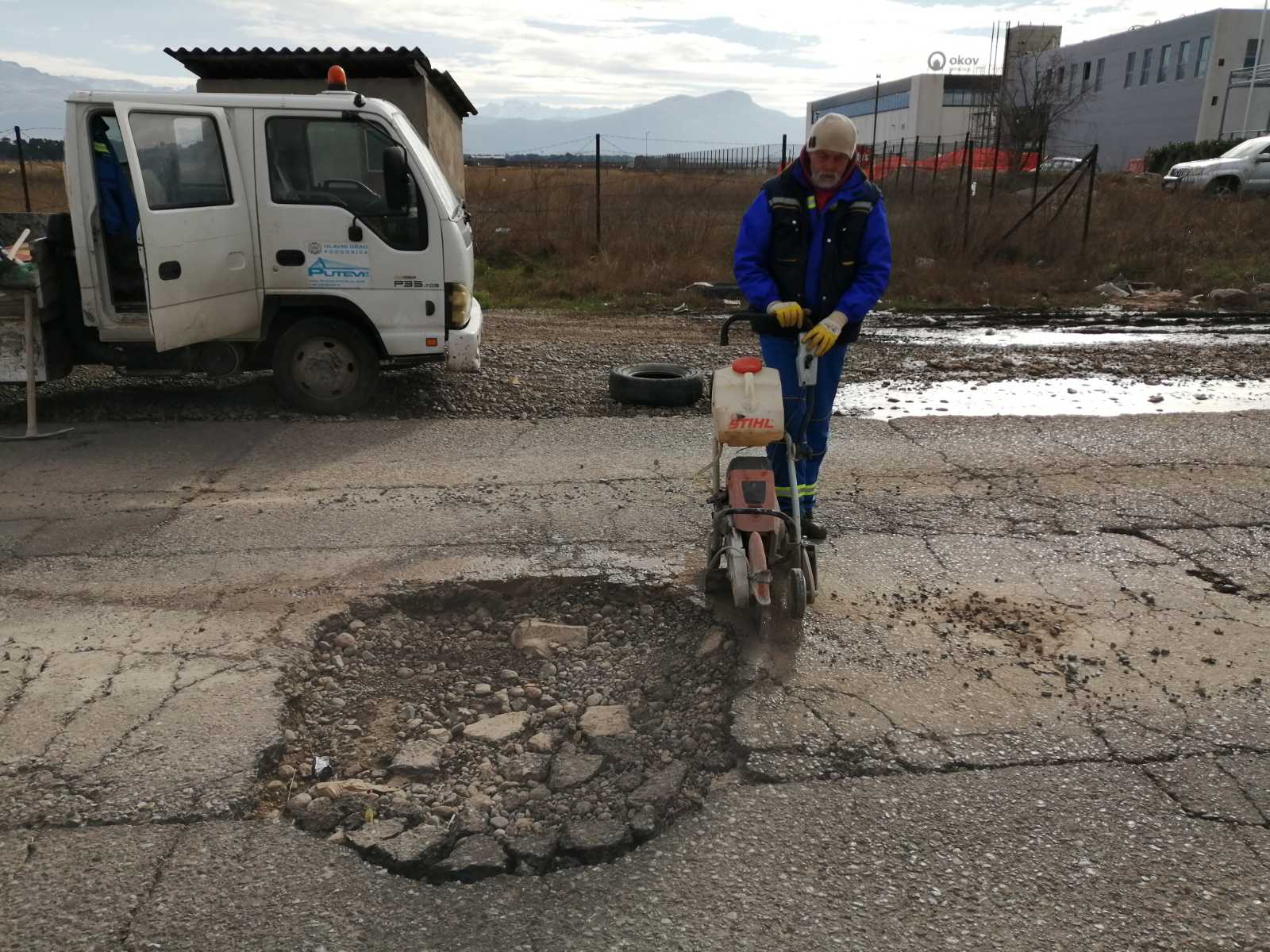 Putevi d.o.o. continue to repair potholes