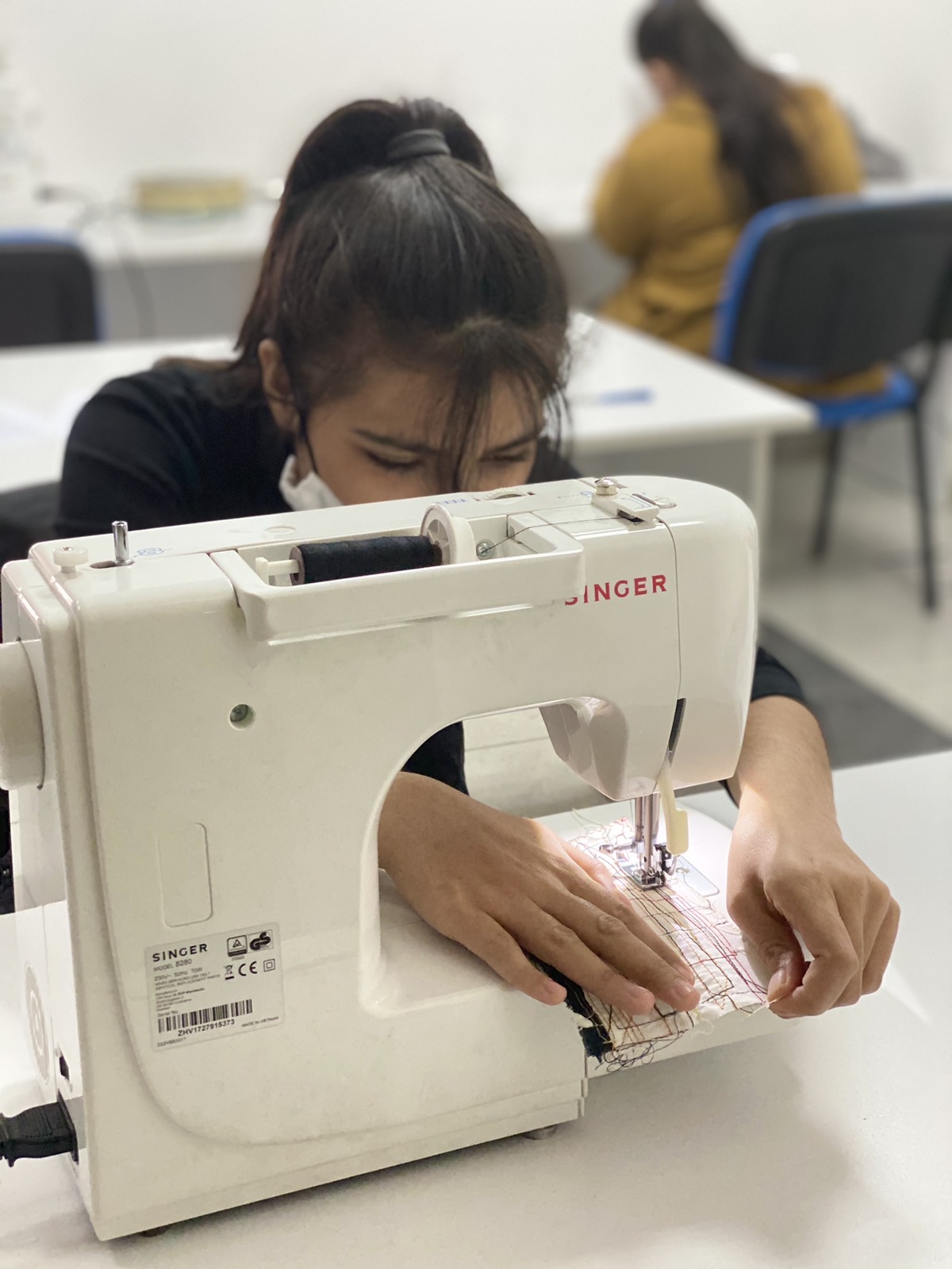 Training for using sewing machines for members of RE population began within the project "Women as carriers of positive social changes"