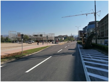 Bulevar Cetinjski put (od kružnog toka kod Capital Plaze do kružnog toka kod Delta City-a, desna traka)