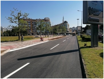 Bulevar Cetinjski put (od kružnog toka kod Capital Plaze do kružnog toka kod Delta City-a, desna traka)