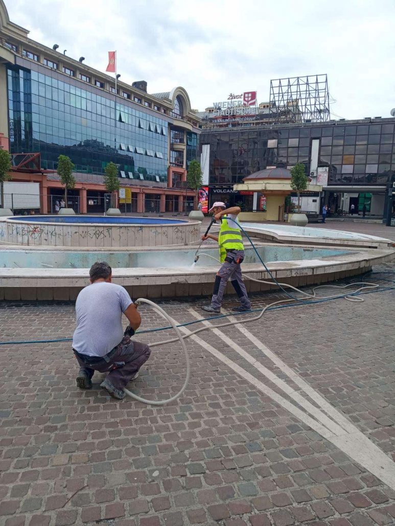 Nastavljeni radovi na Rimskom trgu, uskoro u funkciji centralna fontana