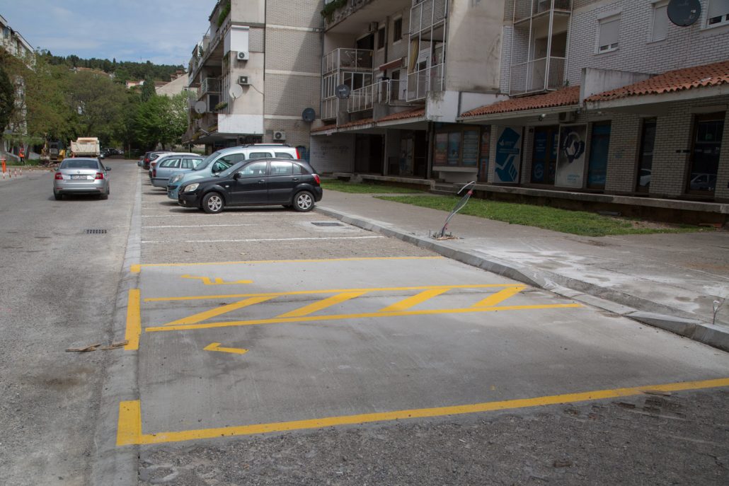 Završena izgradnja parkinga u Ulici Mila Radunovića vrijednosti preko 57.000 eura