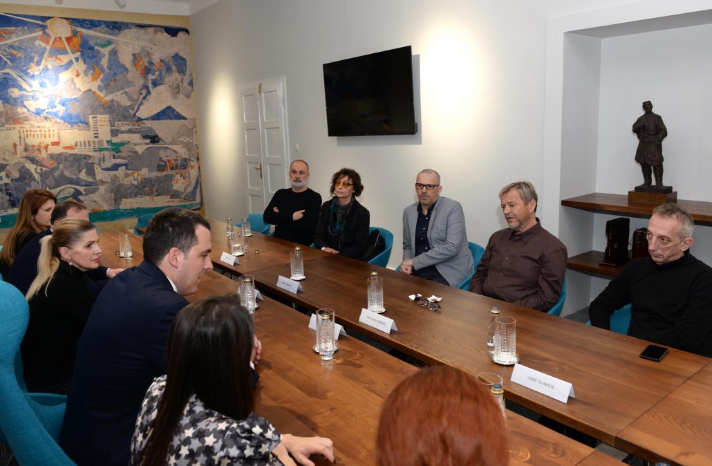 Gradonačelnik ugostio dramske umjetnike iz Bosne i Hercegovine koji nastupaju na Festivalu RUTA