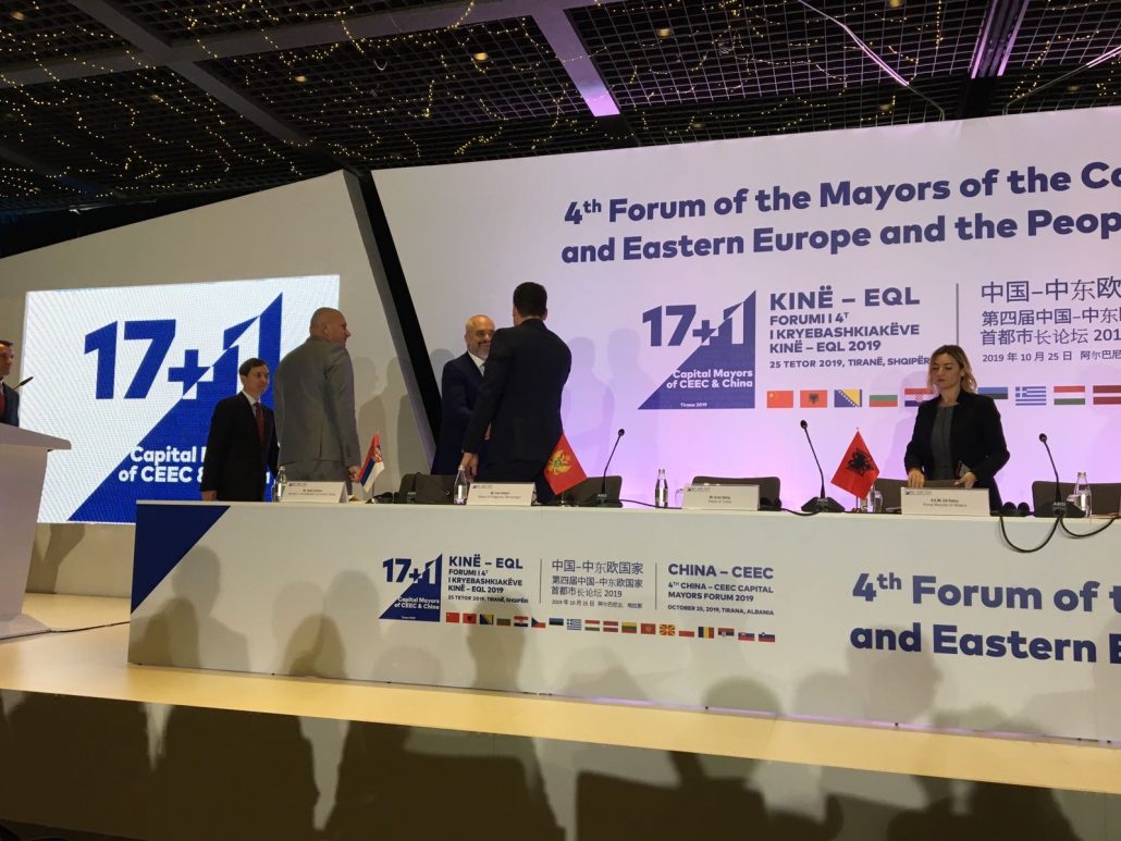 Gradonačelnik Vuković na Četvrtom “17+1” forumu u Tirani na temu “Urbani održivi razvoj”