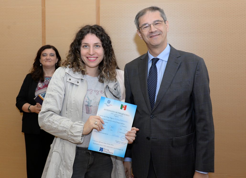 Uručeni sertifikati polaznicima kursa italijanskog jezika