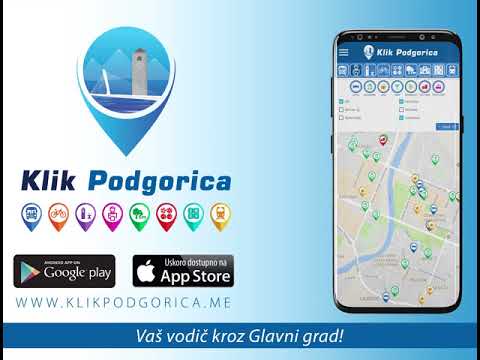 Uz aplikaciju Klik Podgorica brže i jednostavnije do informacija o Glavnom gradu