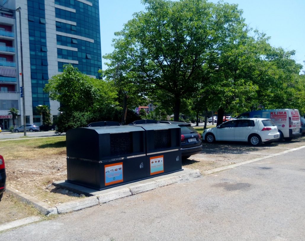 Podgorica dobila još dva polupodzemna kontejnera za predselekciju otpada